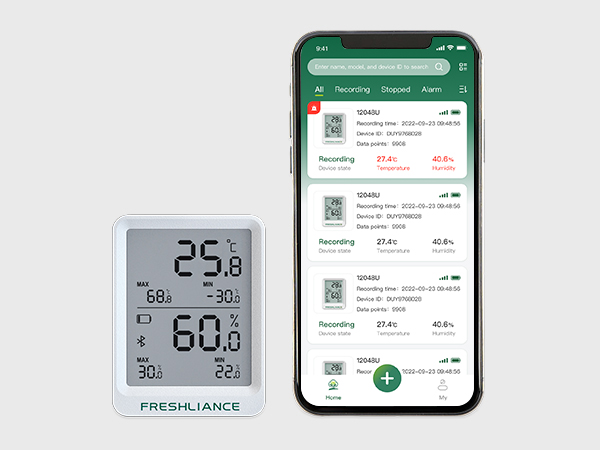 BlueTag TH20 Bluetooth Temperature and Humidity Data Logger