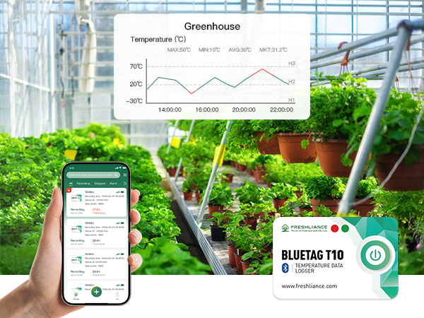 BlueTag T10 Bluetooth Temperature Data Logger