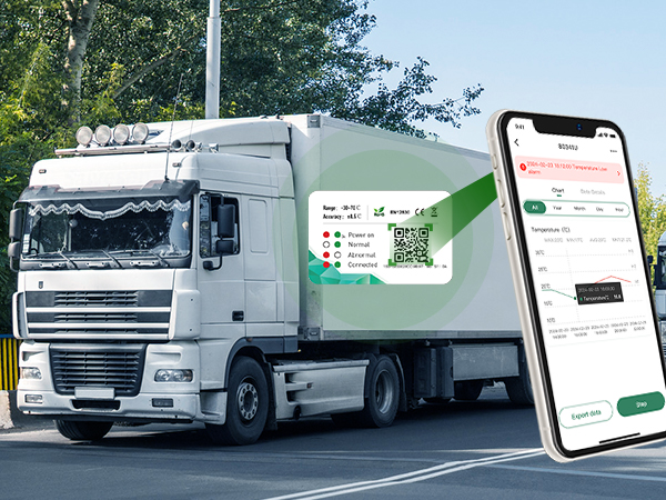 Cold Chain Logistics Temperature Monitoring by Bluetooth Data Loggers