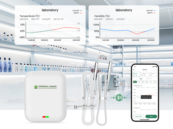 BlueTag TH10 Bluetooth Temperature and Humidity Data Logger