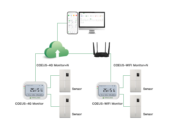 COEUS Series Real Time Temperature/Humidity Data Logger