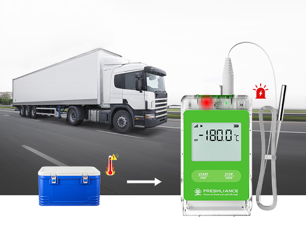 4G Real Time Temperature Recorder for Medical Transfer Boxes